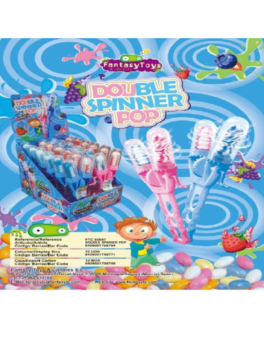 JUGUETES FANTASY DOUBLE SPINNER POP 12UD