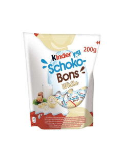 BOMBONES KINDER SCHOKOBONS WHITE 200GRS 32UDS
