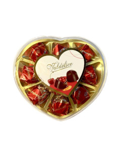 BOMBONES FRIDUL CORAZON GUINDAS FLECO 8UDS