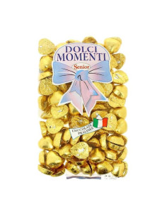 BOMBONES SENIOR CORAZONES DORADO B.1KG CFV 110UND APROX