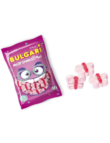 MASMELOS INTERDULCES MARIPOSAS ROSAS B.100UDS