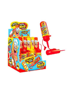 GOLOSINA LIQ. JOHNYBEE SQUEEZY HOT DOG EST.12UND