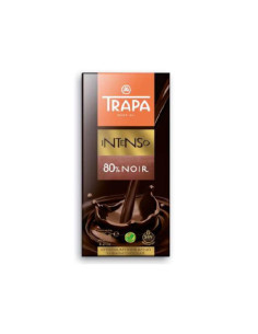 CHOCOLATE TRAPA NEGRO 80% INTENSO 175GR