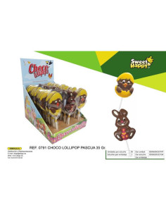 PIRULETAS JOHNYBEE CHOCO PASCUA 30UDS35GR
