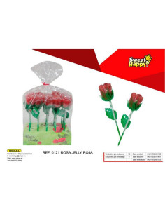 FIGURAS JOHNYBEE ROSAS GELATINA 15UNI