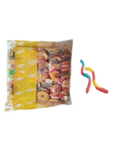 GOMAS SABEDOCE GUSANOS AZUCAR B.1KG