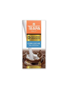 CHOCOLATE TRAPA 0% S/AZ LECHE 80GRS