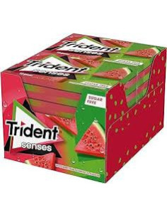CHICLES TRIDENT SENSES WATERMELON 12UND