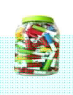 CARAMELOS TOP CANDY SILBATO T.125UDS 5GR