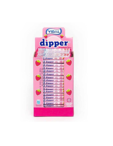 CARAMELOS VIDAL DIPPER FRESA EST.200U