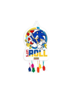 PIÑATA MACADAMIA SONIC GRANDE 1UND 46X65CM