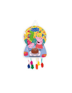 PIÑATA MACADAMIA PEPPA PIG GRANDE 1UND 46X65CM