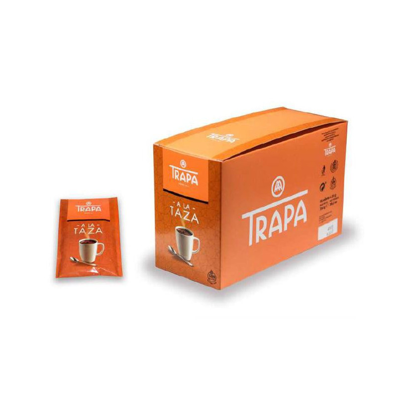 CHOCOLATE TRAPA TAZA MONODOSIS 25U30GR