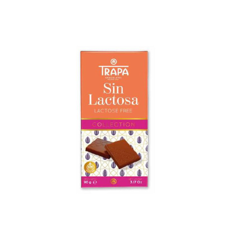 CHOCOLATE TRAPA LECHE 90GR S/LAC.COLLECI