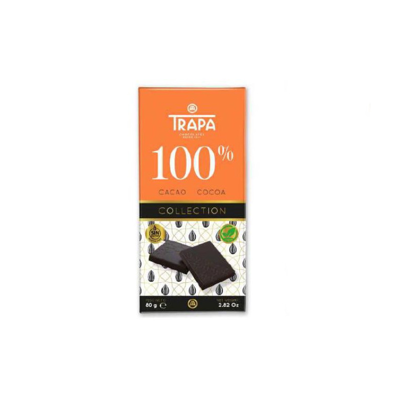 CHOCOLATE TRAPA COLLECTION 100% 80GRS