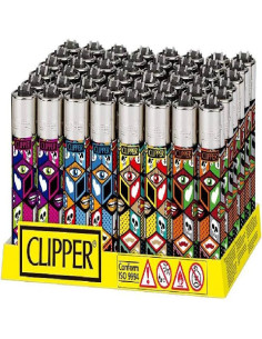 ENCENDEDOR CLIPPER DECORADO POCKET 48UND