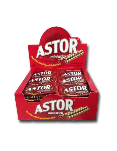 BARQUILLO MAYORA ASTOR CHOCOLATE EST.24X20GR