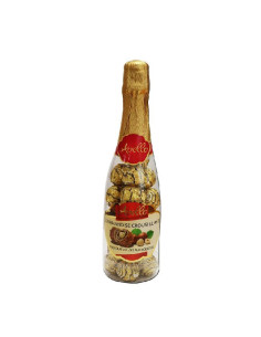 BOMBONES FRIDUL LECHE BOTELLA AVELLO 320GR 24UD