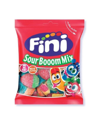 GOMAS FINI SURTIDO ACIDO B.90GR SOUR BOOM MIX