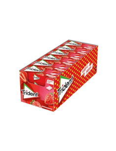 CHICLES TRIDENT GRAGEA FRESA 24UND