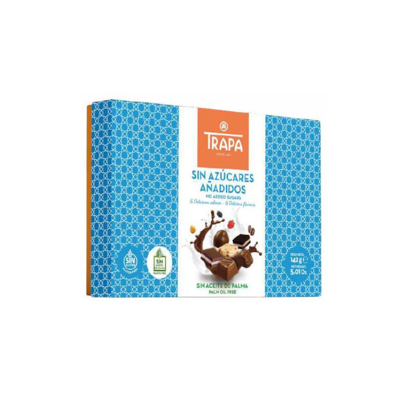 BOMBONES TRAPA S/AZUCAR EST.142GR 14U