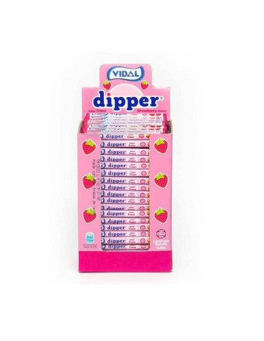 CARAMELOS VIDAL DIPPER FRESA EST.200U