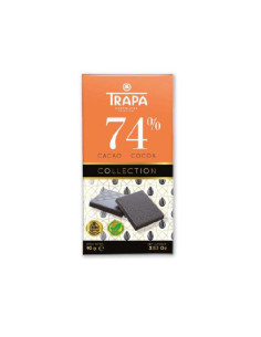 CHOCOLATE TRAPA 74%CACA0 90GR COLLECTION