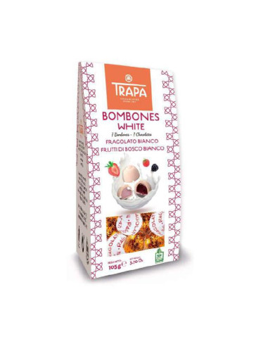BOMBONES TRAPA WHITE 105GRS 7 BOMBONES