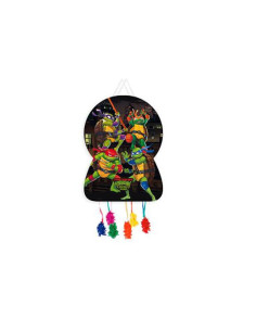 PIÑATA MACADAMIA TORTUGAS NINJAS GRANDE 1UND (46X65CM)