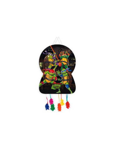PIÑATA MACADAMIA TORTUGAS NINJAS GRANDE 1UND (46X65CM)