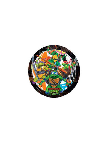 PLATOS MACADAMIA TORTUGAS NINJA 8UDS (18CM)