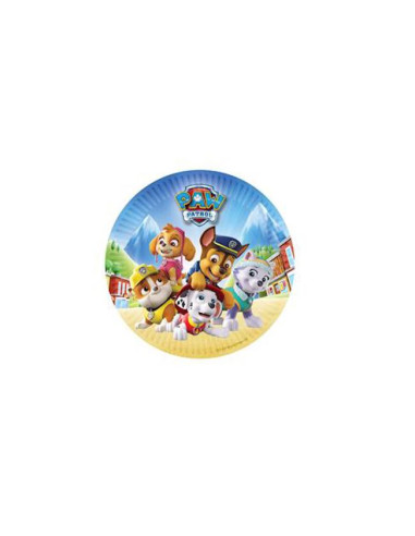 PLATOS MACADAMIA PATRULLA CANINA 8UDS (18CM)