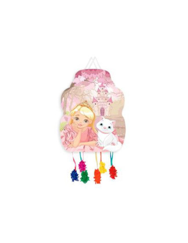 PIÑATA MACADAMIA PRINCESAS MED 1UND (33X46CM)
