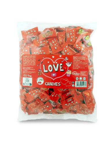 CARAMELOS CERDAN LOVE CEREZA 1KG( 310 UDS)