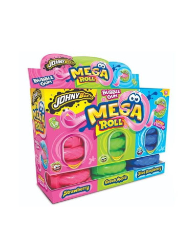 CHICLES JOHNYBEE MEGA ROLL GUM ESTUCHE 24UND