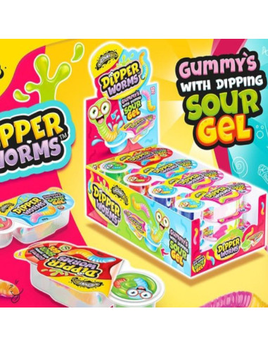 GOMAS JOHNYBEE C/GOL LIQ WORMS DIPPER E.12UDS