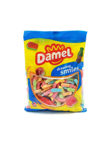 GOMAS DAMEL GUSANOS AZUCAR B.250UND