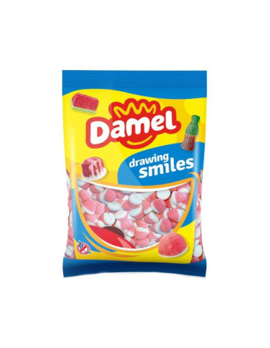GOMAS DAMEL BESOS FRESA AZUCAR B.250UND