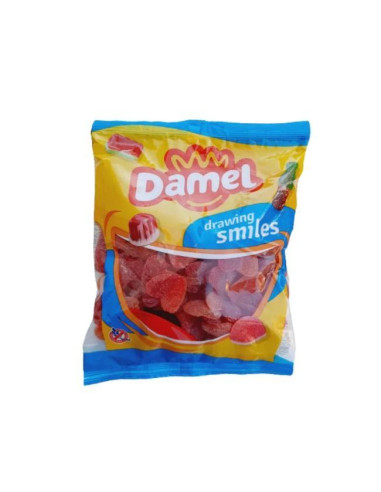 GOMAS DAMEL CORAZON MELOCOTON B.250UND