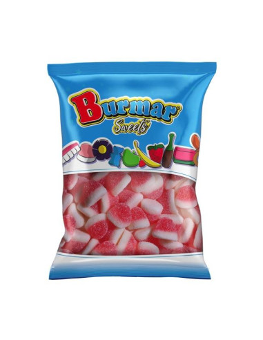 GOMAS BURMAR BESOS FRESA AZUCAR 1KG