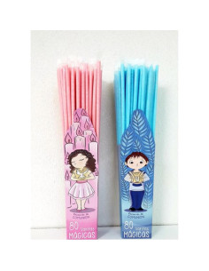 CAÑAS IVINCANDY ROSA/AZUL COMUNION 80UD