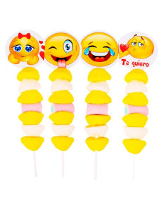 BROCHETAS DULCEARTE EMOTICONOS 1UND