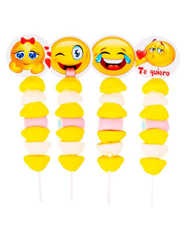 BROCHETAS DULCEARTE EMOTICONOS 1UND
